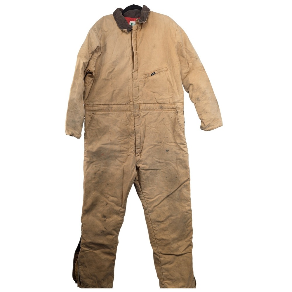 Key Industries Insulated‎ Workwear Coveralls Tan Khaki XLarge Regular RN17754